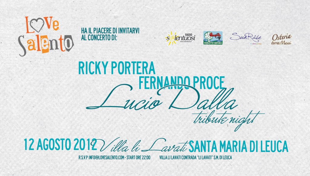 Lucio Dalla Tribute Night